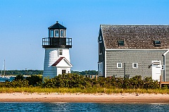 Hyannis Harbor Lighthouse on Cape Cod in Massachusetts